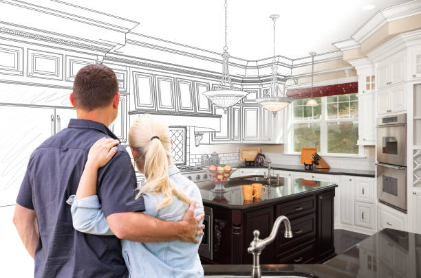 Professional Kitchen Flooring technician working in Glyndon, MD